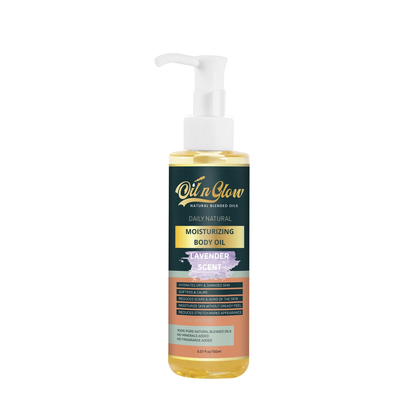 OilnGlow Lavender Body Oil