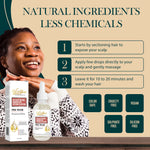 
OilnGlow Pre Wash Hair Oil – USDA Certified Organic Scalp Oil Hair Growth Treatment with Rosemary & Biotin, Pre-Shampoo Serum for Thinning Hair & Hair Loss – 2 Fl Oz all natural ingredients