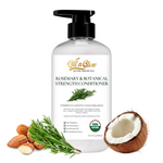 Rosemary & Botanical Strength Conditioner for Scalp Health & Hair Growth Support, Biotin & Caffeine, Strengthening & Moisturizing Formula with Botanical Oils, Vegan, 10.14 fl oz lightweight formula by oilnglow
